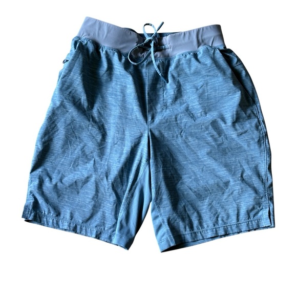 Lululemon Mens T.H.E. Short 9" Blue Shorts Pockets Stretch Drawcord Stretch - Picture 1 of 6